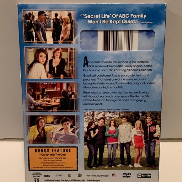 THE SECRET LIFE OF THE AMERICAN TEENAGER DVD. - Picture 3 of 5